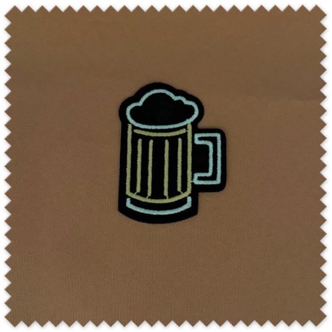Parche Cerveza Brilla en la Oscuridad | Aplique Decorativo para Coser o Pegar