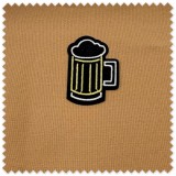 Parche cerveza que brilla en la oscuridad para ropa y complementos