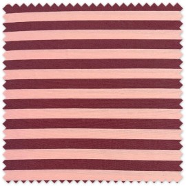 Tela jacquard rayas bicolor granate y rosa ancho 280 cm
Tejido jacquard granate y rosa para decoración