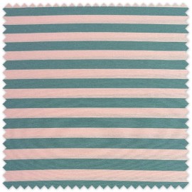 Tela de decoración rayas rosa y verde grisáceo
Tejido jacquard para cortinas y hogar 280 cm