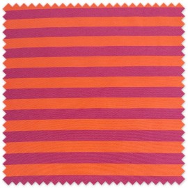 Tela decorativa jacquard de rayas multicolor
Tejido jacquard para cortinas  naranja fucsia