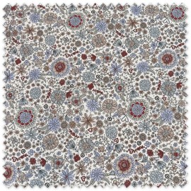 Piqué floral para vestidos infantiles y canastilla
Tela estampada Primavera azul marrón para costura creativa