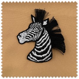 Parche animal cebra para mochilas
Parche bordado cebra para costura creativa