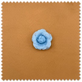Flor de Tela Rosa Encaje Azul al mejor precio