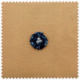 Flor Decorativa Acabado Nacarado Tonos Azules
