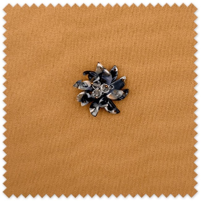 Flor Decorativa Acabado Nacarado Azul Jaspeado precio especial