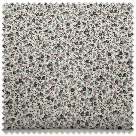 Retal popelín flores mini moradas y grises
Tela floral pequeña morada algodón