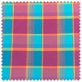 Tejido multicolor de cuadros tejidos
Tela para vestidos y complementos