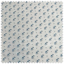 Tela Flocado Manzanas y Peras Oferta | Tela Decorativa para Hogar y Costura