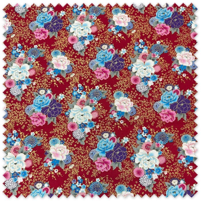 Tela japonesa floral metalizada
Tela japonesa patchwork