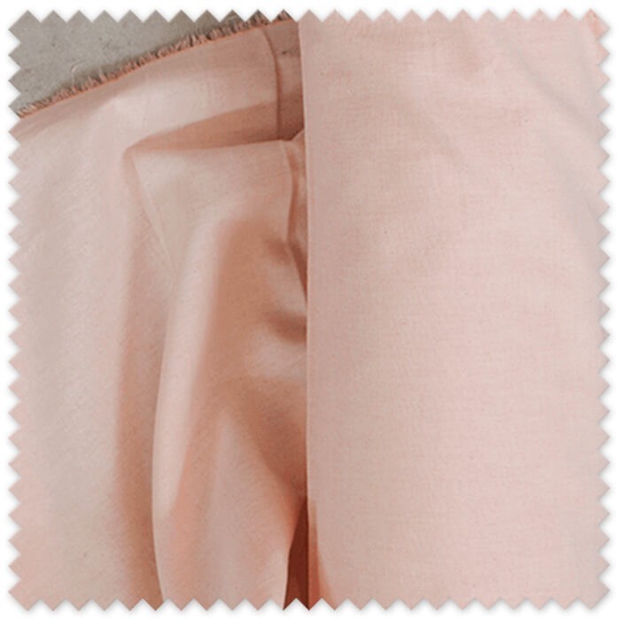 Tela rosa melocotón
Tejido lino chambray
