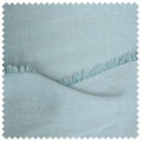 Tela Lino Chambray Agua Marina por Metros | Tejido Natural para Moda y Decoración