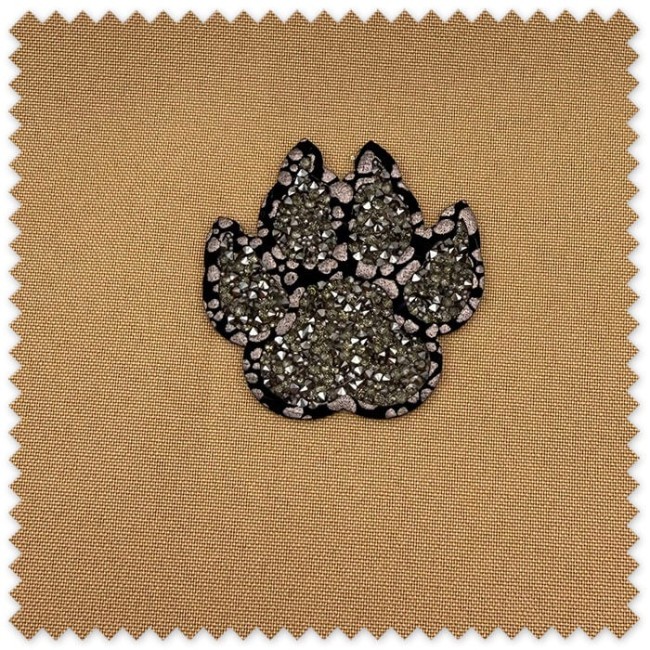 Parche Huella con Brillo para personalizar ropa, mochilas, bolsos y complementos