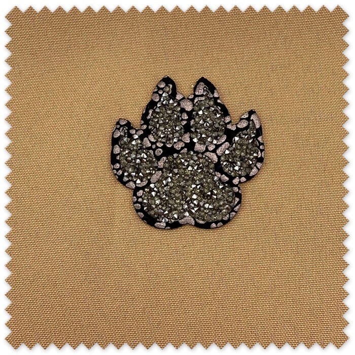 Parche Huella con Brillo para personalizar ropa, mochilas, bolsos y complementos