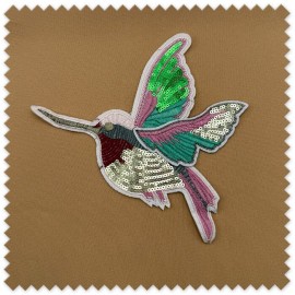 Parche Grande Pájaro para personalizar ropa, mochilas, bolsos y complementos