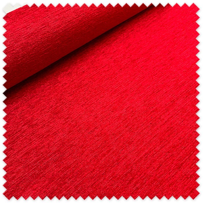 Chenilla roja ideal para sofás y decoración