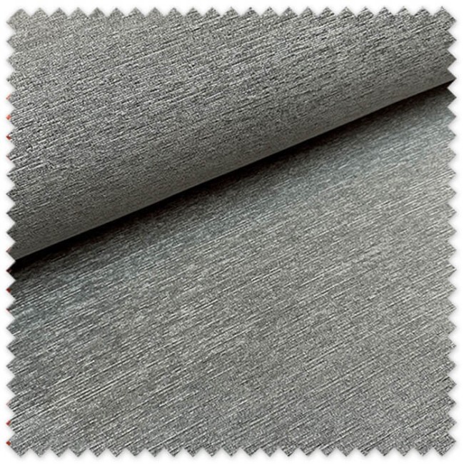 Tejido chenilla gris suave y resistente