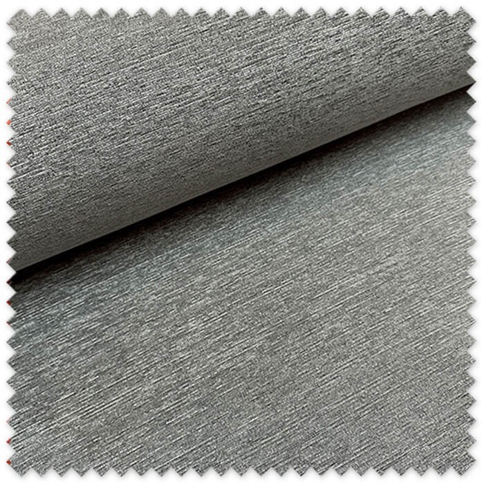Tejido chenilla gris suave y resistente