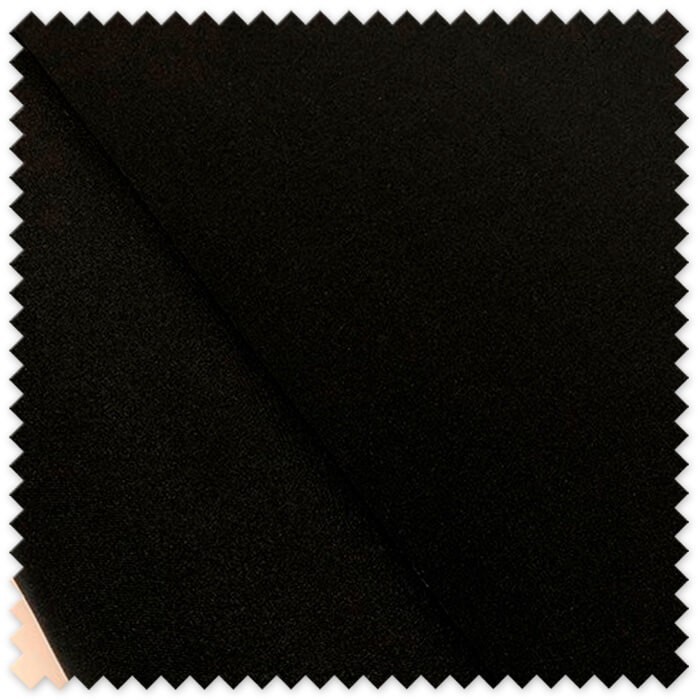 Tela Strech Negro lisa por metros para confección, decoración y sublimación