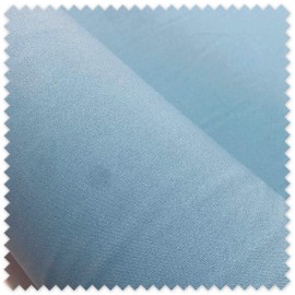 Tela Strech Celeste lisa 100% poliéster por metros para confección, decoración, uniformes y sublimación