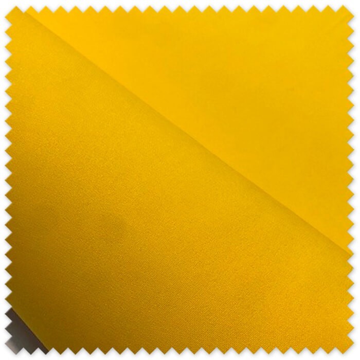 Tela Strech Amarillo lisa 100% poliéster por metros para confección, decoración, carnaval y sublimación