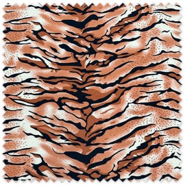 Tela Strech Animal Print estampada por metros para confección de vestidos, moda, baile, carnaval y decoración