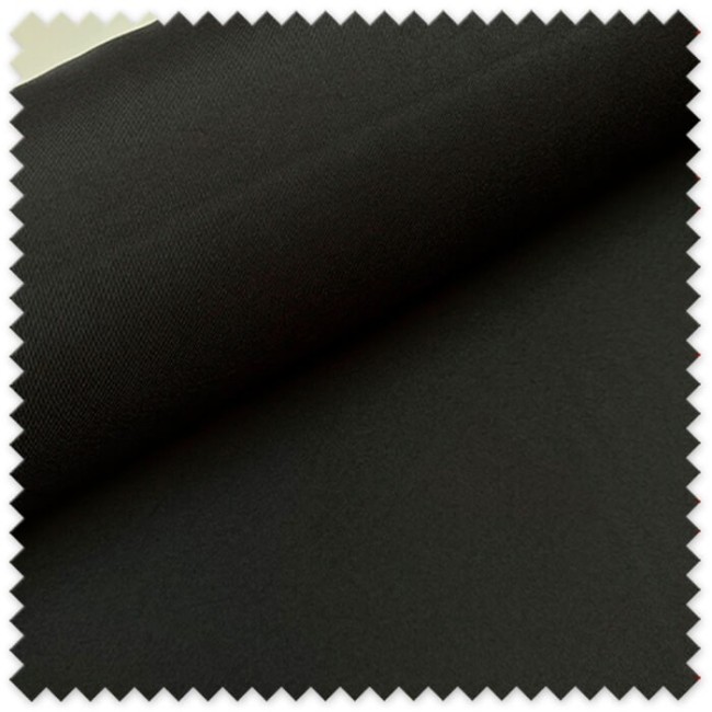 Tela Ignífuga Negra opaca 100% poliéster de 280 cm de ancho con certificación DIN 4102-1:1998 B1 para cortinas, teatros