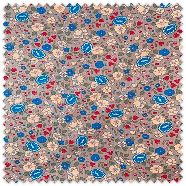Tela Popelín Flores Variadas en oferta por metros, popelín de algodón estampado ideal para vestidos, ropa infantil, patchwork