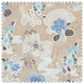 Tela Gasa Flores en oferta por metros, tejido ligero con floral ideal para vestidos, blusas, faldas y moda de primavera y verano
