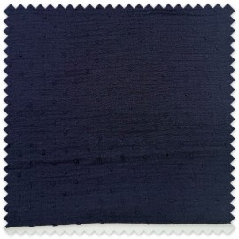 Retal 0,55 metros Algodón 100% Doble Gasa Plumeti Azul Marino, tela muselina con relieve plumeti ideal para ropa de bebé,