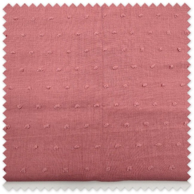 Retal 0,55 metros Algodón 100% Plumeti Rosa Empolvado, tela ligera con relieve plumeti ideal para ropa de bebé, vestidos