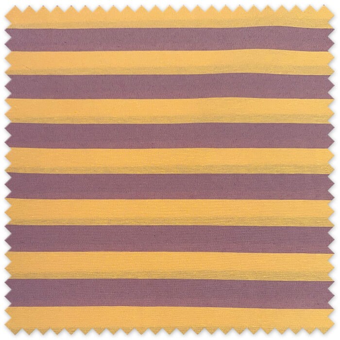 Tela Loneta Tejida Rayas Bicolor Amarillo y Fresa por metros, tejido resistente de rayas ideal para cojines, manteles, bolsos