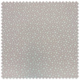 Tela Piqué Estrellas Dobles Fondo Rosa Bebé por metros, tejido infantil con relieve y estampado de estrellas