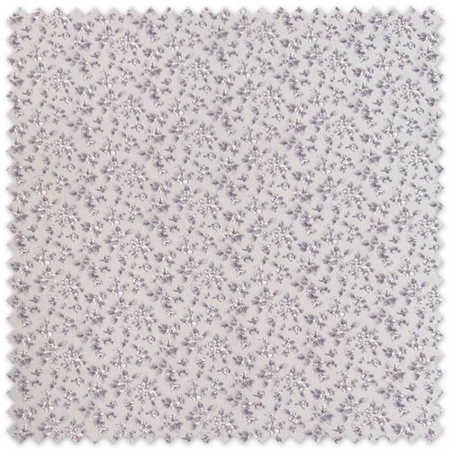 Tela Piqué Flores Mini Lila por metros, tejido infantil con relieve y estampado de pequeñas flores en color lila