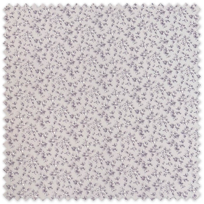 Tela Piqué Flores Mini Lila por metros, tejido infantil con relieve y estampado de pequeñas flores en color lila