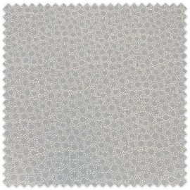 Tela Piqué Lunares Fondo Azul Gris con Puntos Blancos por metros, tejido infantil con relieve y estampado de lunares