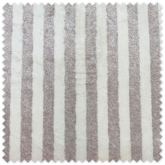 Tela Rizo Bambú Rayas Bicolor Topo y Crudo por metros, tejido ultrasuave y absorbente ideal para toallas, capas de baño