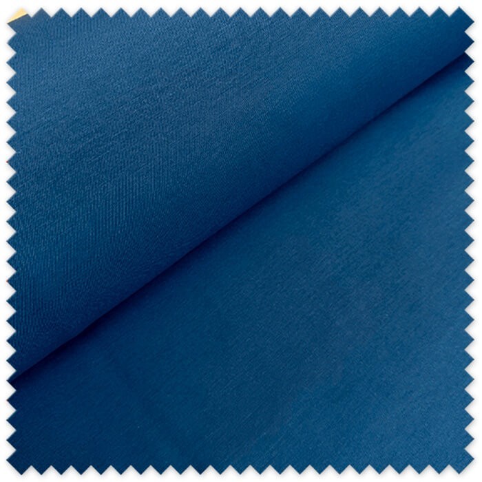 Tela Loneta Lisa Azulón 2,80 m de ancho y 195 g/m², tejido resistente para decoración, cojines, cortinas, bolsos