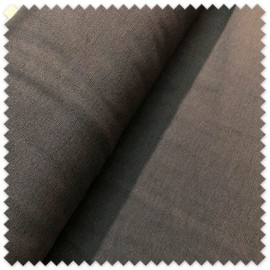 Tela Loneta Lisa Gris Oscuro 2,80 m de ancho y 195 g/m², tejido resistente para decoración, cojines, cortinas