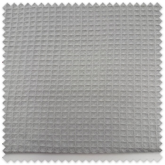 Retal de algodón 100% Waffle Gris de 0,60 metros