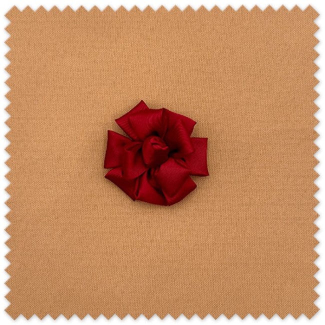 Rosa de Tela Satinada Rojo Sangre al mejor precio