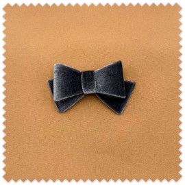 Comprar aplique textil gris de terciopelo elegante