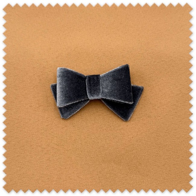Comprar aplique textil gris de terciopelo elegante