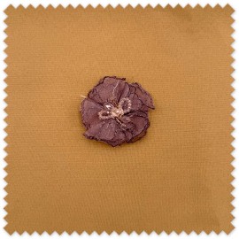 Flor de Tela Brillo Rosa Empolvado