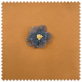 Flor Tela Plisada Plumeti Azul Jeans al mejor precio