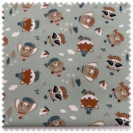 Tela animales para patchwork y manualidades