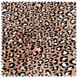 Tela de Coralina Leopardo, la tela especial para el invierno