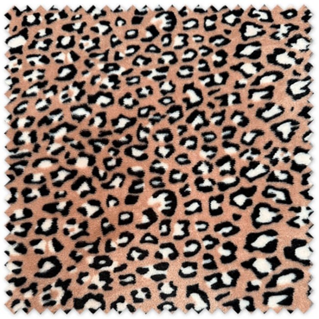 Tela de Coralina Leopardo, la tela especial para el invierno