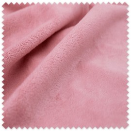 Tela Coralina Velvet Rosa Francia 1,60m | Suave y Cálida