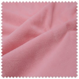Tela Coralina Velvet Rosa Bebé 1,60m | Suave y Cálida